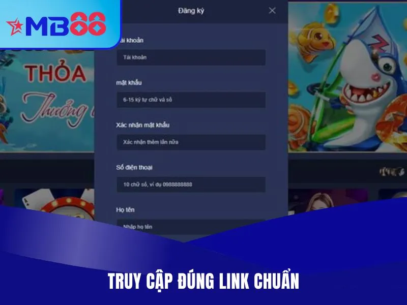 Hướng Dẫn Đăng Ký MB88 Nhanh Trong 1 Phút 1 Truy cập đúng link chuẩn